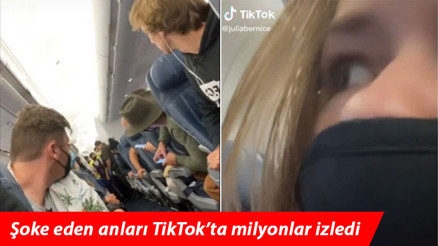 Hamile olduğundan habersiz kadın uçakta doğum yaptı