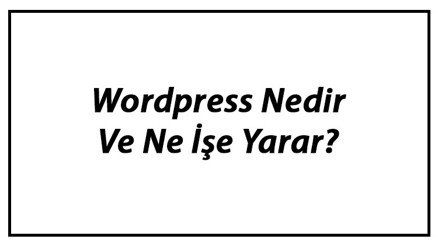 Wordpress Nedir Ve Ne İşe Yarar Wordpress Kurulumu Ve Kullanımı Hakkında Bilgi