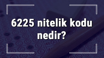 6225 nitelik kodu nedir KPSS 6225 nitelik kodu özel şartı ne işe yarar