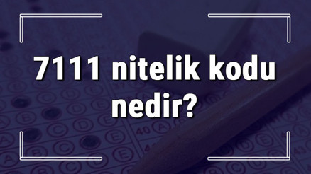 7111 nitelik kodu nedir KPSS 7111 nitelik kodu özel şartı ne işe yarar