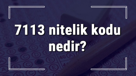 7113 nitelik kodu nedir KPSS 7113 nitelik kodu özel şartı ne işe yarar