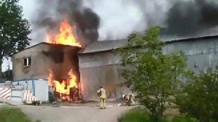 Sultangazide depo yangını