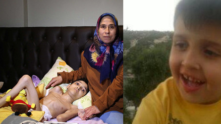 Hatayda cam kemik hastası oğlu ayağa kalksın diye 10 yıldır mücadele ediyor