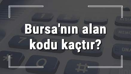 Bursanın alan kodu kaçtır Bursa telefon kodu hakkında bilgi Bursanın alan kodu kaçtır Bursa telefon kodu hakkında bilgi