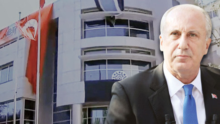 İnce’nin partisi tabelayı astı İnce’nin partisi tabelayı astı