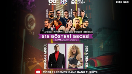 Mobile Legends Bang Bangın 515 Gösteri Gecesine sayılı günler Mobile Legends Bang Bangın 515 Gösteri Gecesine sayılı günler