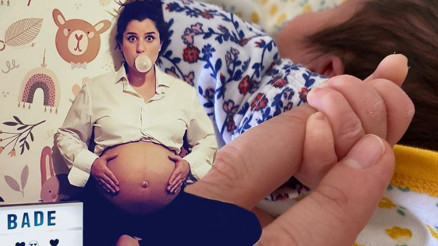 Ünlü oyuncu Sanem Yeles anne oldu... Badeden ilk fotoğraf geldi