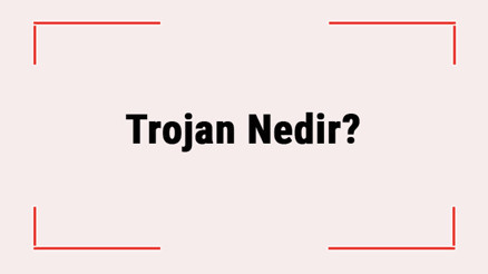 Trojan Nedir Trojan Virüsü Nasıl Bulunur, Nasıl Temizlenir