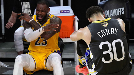 Lakers Sunsa elendi, LeBron James ilk kez ilk turda veda etti Stephen Curry detayı...