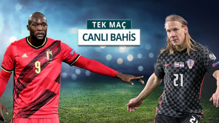De Bruyne yok, Belçikada gözler Lukakunun üzerinde Hırvatistan maçında iddaa oynayanların %21i...