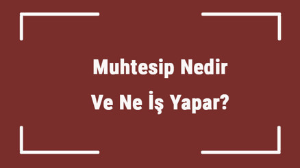 Muhtesip Nedir Ve Ne İş Yapar Osmanlıda Muhtesibin Görevleri