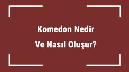 Komedon Nedir Ve Nasıl Oluşur Komedon Nasıl Geçer Ve Aleti Nasıl Kullanılır Komedon Tedavisi Ve Temizliği