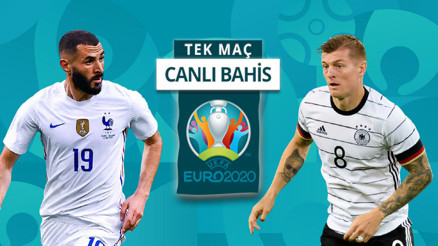 EURO 2020nin ölüm grubunda final gibi maç Fransanın Almanya karşısında galibiyetine iddaada...