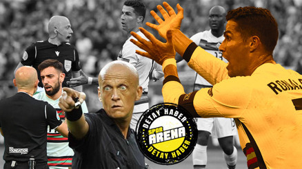 Son Dakika: EURO 2020de heyecan dolu mücadele.. Cüneyt Çakır & Cristiano Ronaldo damgası Ronaldo çıldırdı, Cüneyt Çakır oralı olmadı...