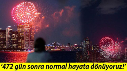 New Yorkta yasaklar büyük kutlamalarla kaldırıldı