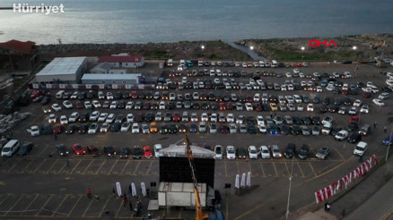 Rizede, ‘Arabalı Sinema’ etkinliğinde renkli görüntüler