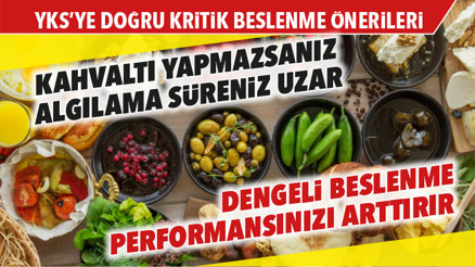 YKS’ye doğru kritik beslenme önerileri / Kahvaltı yapmazsanız algılama süreniz uzar / Dengeli beslenme performansınızı arttırır