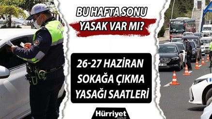 Sokağa çıkma yasağı pazar günü var mı 26-27 Haziran bu hafta sonu sokağa çıkma yasağı olacak mı Kritik tarih Sokağa çıkma yasağı pazar günü var mı 26-27 Haziran bu hafta sonu sokağa çıkma yasağı olacak mı Kritik tarih