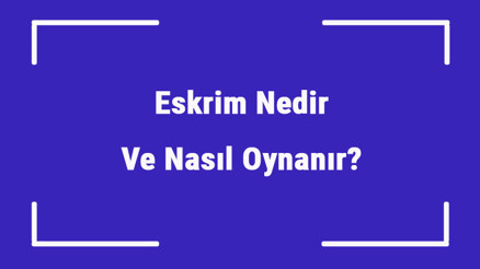 Eskrim Nedir Ve Nasıl Oynanır Eskrim Sporu Özellikleri Ve Tarihçesi