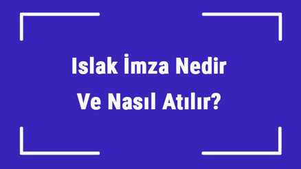 Islak İmza Nedir Ve Nasıl Atılır Islak İmza Nasıl Alınır Ve Taratılır Islak İmza Nedir Ve Nasıl Atılır Islak İmza Nasıl Alınır Ve Taratılır