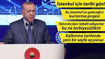Son dakika... Tarihi gün Kanal İstanbulda ilk adım atıldı... Erdoğan: Hukuka ve bilime uygun