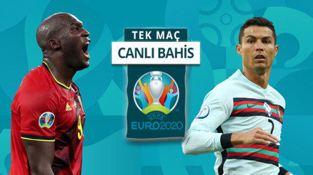 Lukaku, Ronaldoya karşı EURO 2020 Son 16 maçında Belçikanın Portekiz karşısında iddaa oranı...