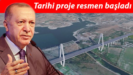 Kanal için ilk köprü