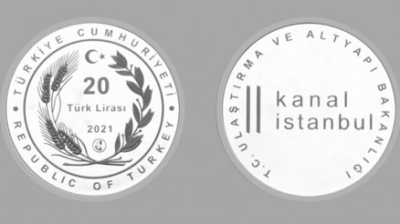 Kanal İstanbul için hatıra parası basıldı