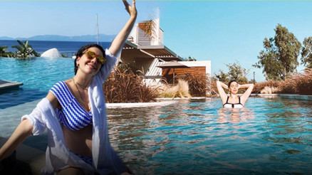 Burcu Biricik,  Ecem Özkaya, Emre Altuğ, Bergüzar Korel... Ünlüler tatilde