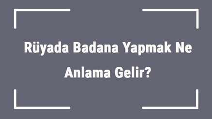 Rüyada Badana Yapmak Ne Anlama Gelir Rüyada Camiyi Ve Okulu Badana Yapmanın Anlamı