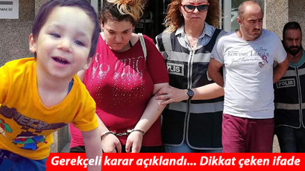 Eymen bebeğin davasında gerekçeli karar açıklandı...  Dikkat çeken ifade:  Gülen gözleri asla unutulmayacak