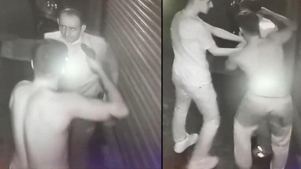 Bekçinin başına silah doğrulttu O anlar kamerada Bekçinin başına silah doğrulttu O anlar kamerada