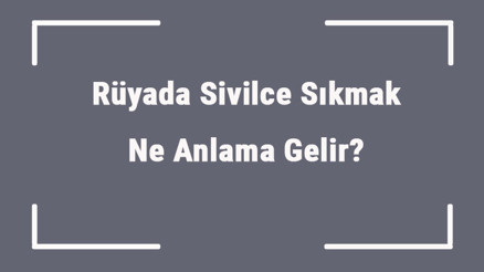 Rüyada Sivilce Sıkmak Ne Anlama Gelir Rüyada Sivilce Görmek Ve Patlatmak Anlamı Rüyada Sivilce Sıkmak Ne Anlama Gelir Rüyada Sivilce Görmek Ve Patlatmak Anlamı