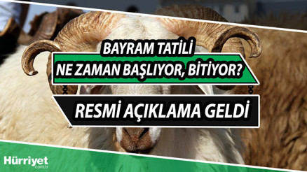 Bayram tatili kaç gün oldu Kurban Bayramı tatili ne zaman başlıyor ve bitiyor, 11 gün mü olacak Cumhurbaşkanından kamuya idari izin açıklaması