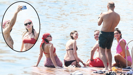Alina Boz, sevgilisi Mithatcan Özer, Gizem Karaca, Erkan Avcı, Asena Tuğal, Halit Özgür Sarı, Ece Özdikici tatile çıktı