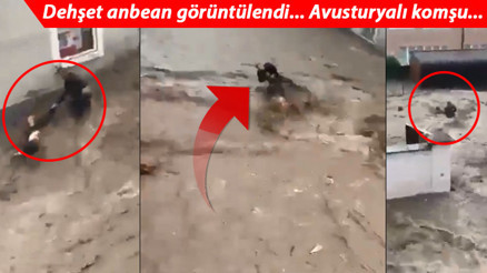 Sel felaketinde Avusturyalı komşu mucizesi: Türk çift ölümden döndü O anlar kamerada