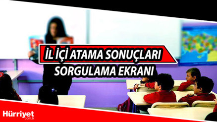 Öğretmen il içi atama sonuçları 2021 MEBBİS ve MEB ekranı: İl içi yer değiştirme tayin sonuçları tüm illerde açıklandı