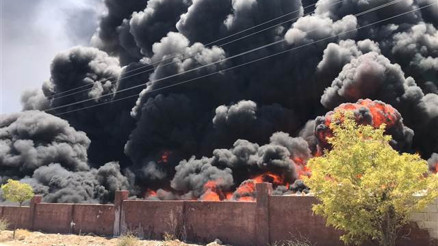 Gaziantepte depo yangını