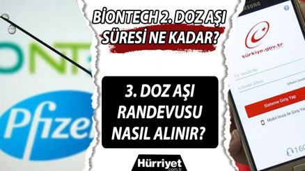 BioNTech 3. doz aşı randevusu nasıl alınır BioNTech 2. doz aşı ne zaman yapılacak İşte aşı randevu süresi bilgisi