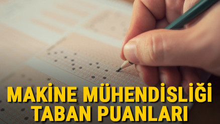 Makine Mühendisliği taban puanları, başarı sıralamaları ve kontenjanları 2021