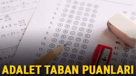 Adalet taban puanları, başarı sıralamaları ve kontenjanları 2021