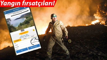 Yangın fırsatçıları Daha alevler sönmemişken tarlaları satışa çıkardılar...