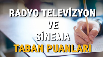 Radyo, Televizyon ve Sinema taban puanları ve başarı sıralamaları 2021
