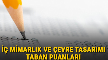 İç Mimarlık ve Çevre Tasarımı taban puanları, başarı sıralamaları ve kontenjanları 2021