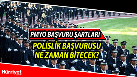 Polislik başvuruları ne zaman bitecek Başvurular nasıl yapılır İşte 2021 PMYO başvurusunda son tarih