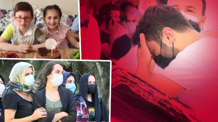 İkizlere acı veda... Kerem Ali ile Ayşe Mirayın cenazesinde gözyaşları sel oldu