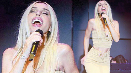 Gülşenin 20 bin liralık sahne tarzı