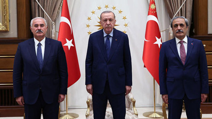 Cumhurbaşkanı Erdoğanın kabulleri