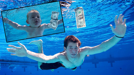 Dört aylıkken çekilen fotoğrafını dünyada görmeyen kalmadı Nirvana bebeği için hukuk ne diyor