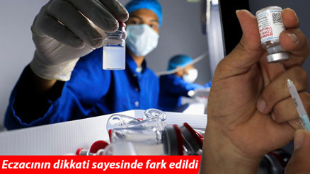 Durumu geç fark ettiler... Aşıdan çıkan madde herkesi şoke etti Durumu geç fark ettiler... Aşıdan çıkan madde herkesi şoke etti